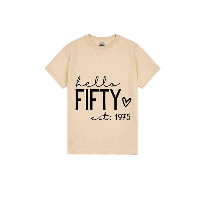 50th Birthday T-Shirt – Funny Milestone Birthday Tee for wholesale by Leafe