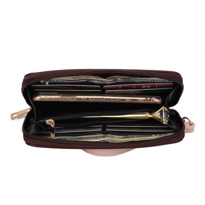 MKF Collection – wholesale Tote bag – Women's – Kioea Tote Hanbag, Wallet And Keyring Set Women by Mia k17