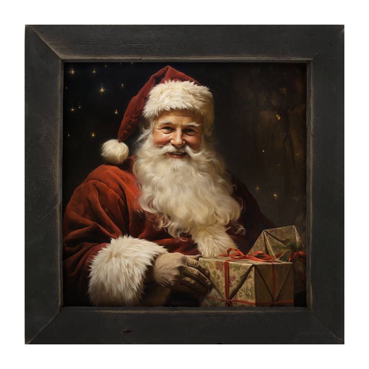 Starry night Santa for wholesale by ginger blue