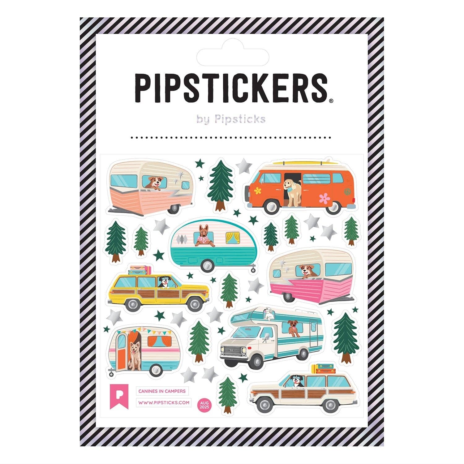 Pipsticks - Wholesale Sticker - Canines in Campers0