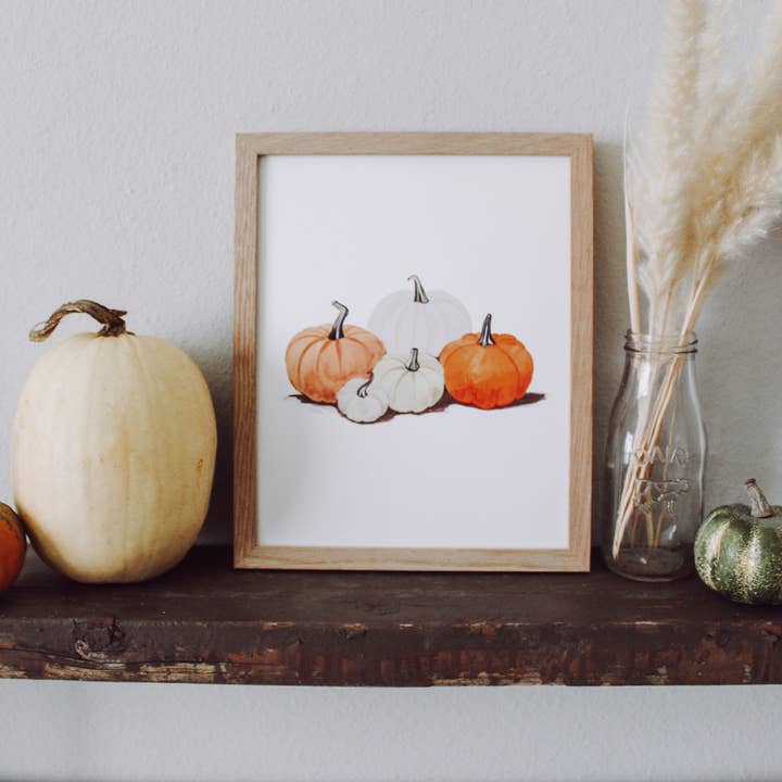 Pumpkin Print for wholesale by Illuminated Designs