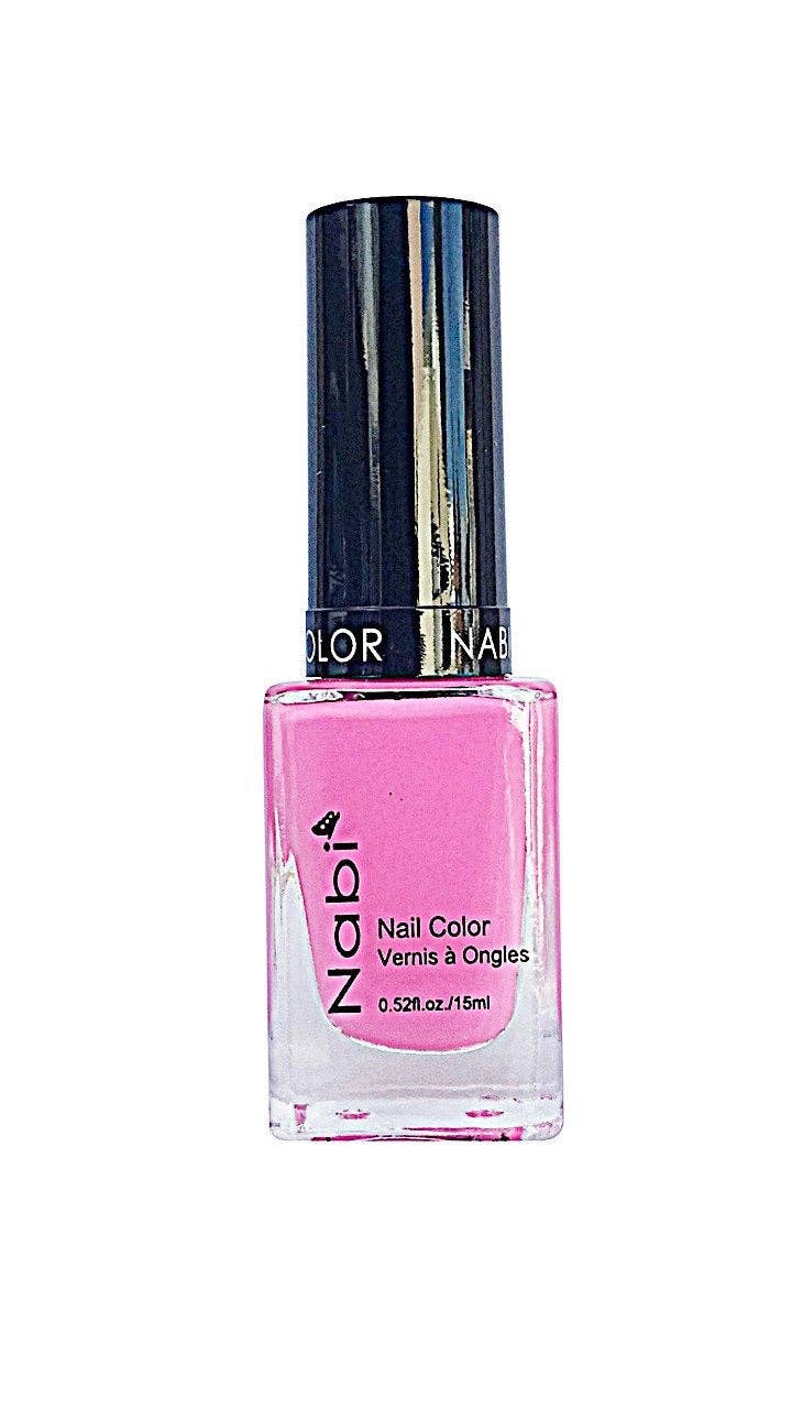 Nabi Cosmetic - Wholesale Nail Polish - NP144 - Nabi 5 Nail Polish  Summer Pink 12Pcs/Pack0