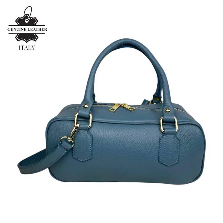 Italiaans leren handtas met korte handvatten van hoge kwaliteit voor wholesale door Chenson & Gorett