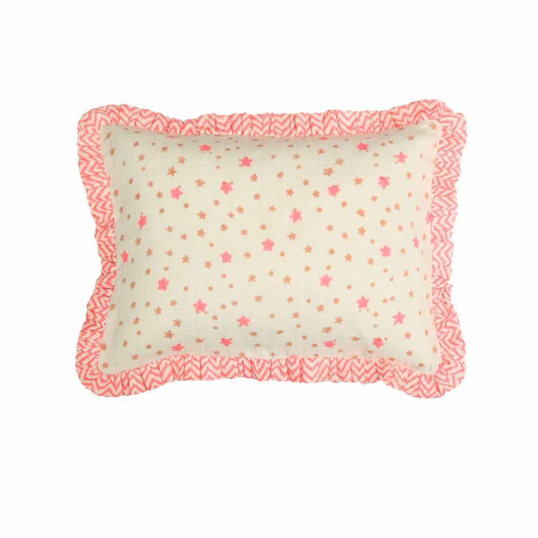 Willa and the Bear - Wholesale Pillow/Cushion - Kids & Baby - Muslin Ruffle Mini Pillow12