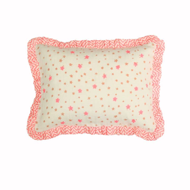 Willa and the Bear - Wholesale Pillow/Cushion - Kids & Baby - Muslin Ruffle Mini Pillow12