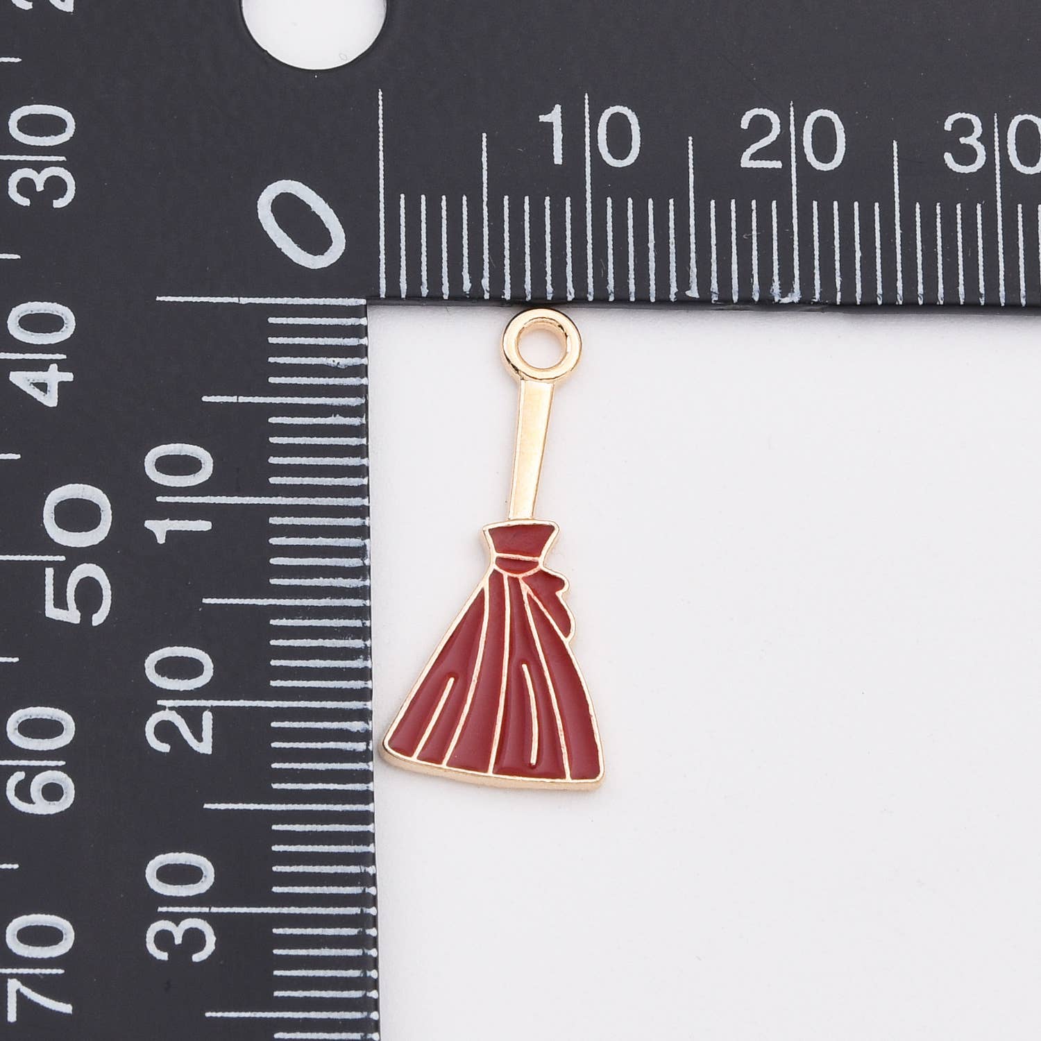 findings4uGem – wholesale Hänge-/berlockhalsband – Guldpläterad Emalj Halloween Fint Berlockhänge, CP21509