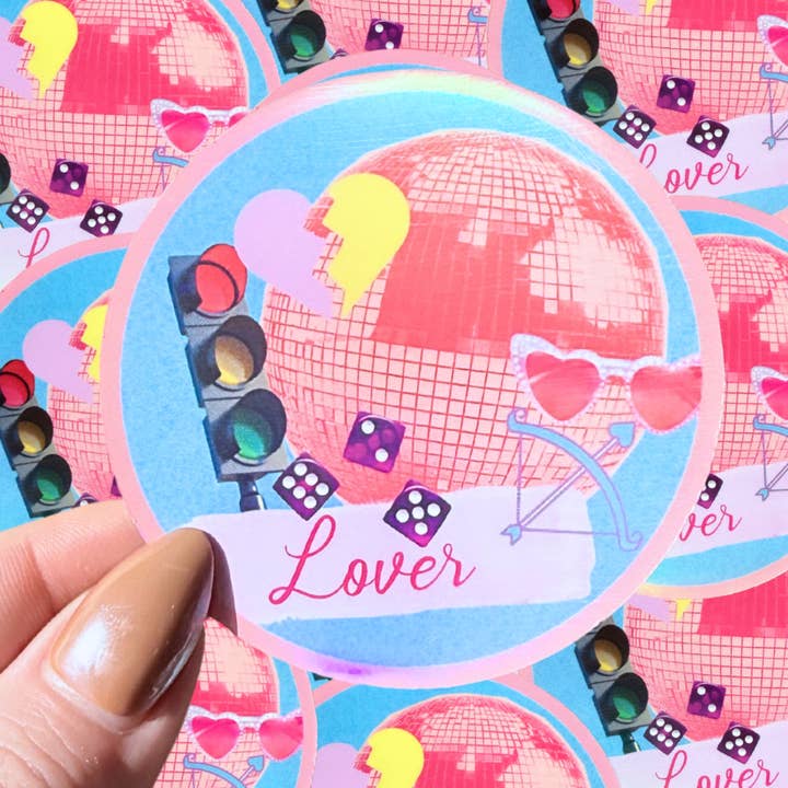 Typo Lettering Co - Vente Autocollant - Autocollant collage holographique étanche Taylor Swift Lover