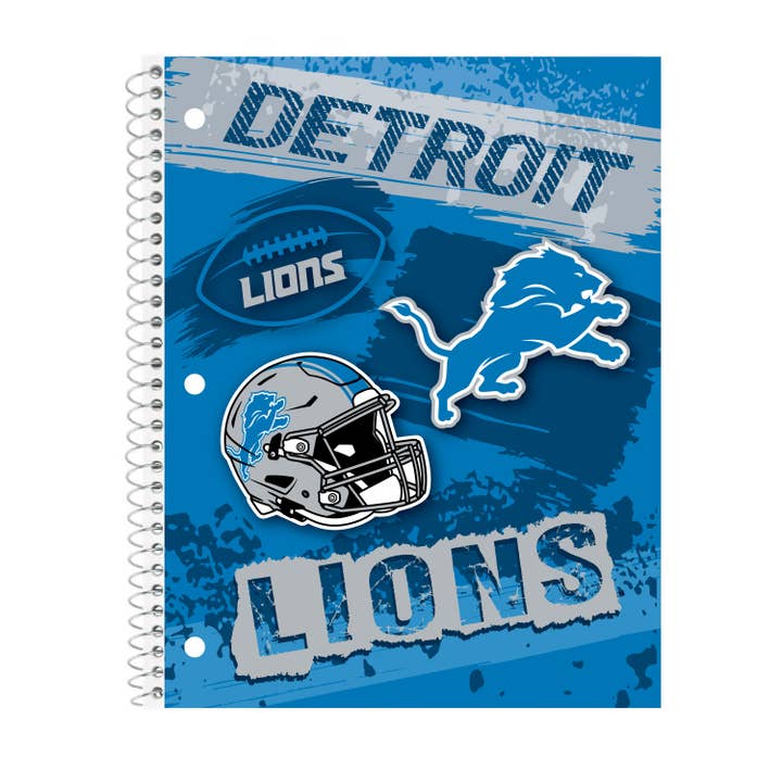 Mojo Licensing - Wholesale Notebook - Detroit Lions Spiral Notebook