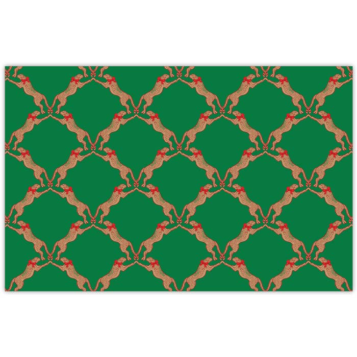 Emily McCarthy Chasing Cheetah Placemat for wholesale by RosanneBeck Collections