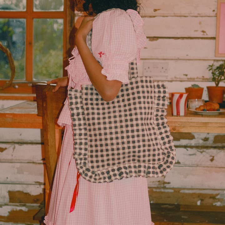 JOYN - Wholesale Tote Bag - Women's - Momo Tote - Ink Gingham