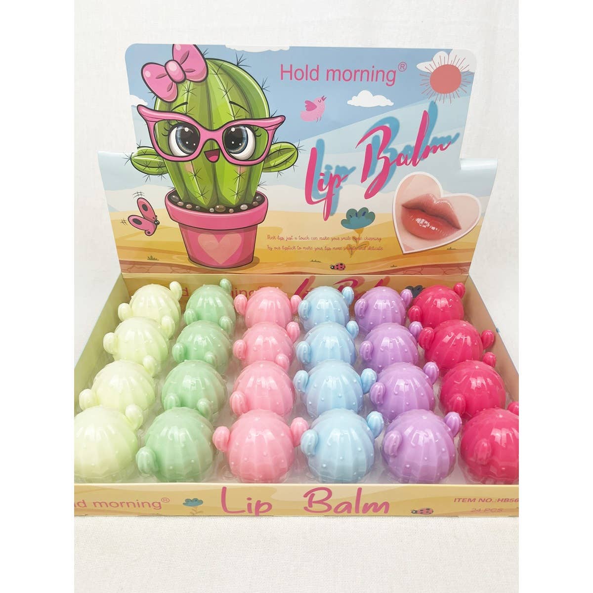 MÉLANGER LA COULEUR Baume à lèvres Cactus mignon en vente sur Faire7