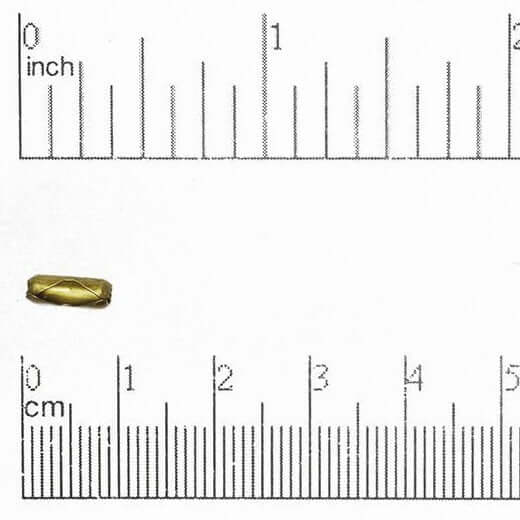 Continental Beads - Venta al por mayor Pinza - Conector de Cadena de Bolas - Disponible en 8 Acabados - Se Vende por Docena - BCCON2.33