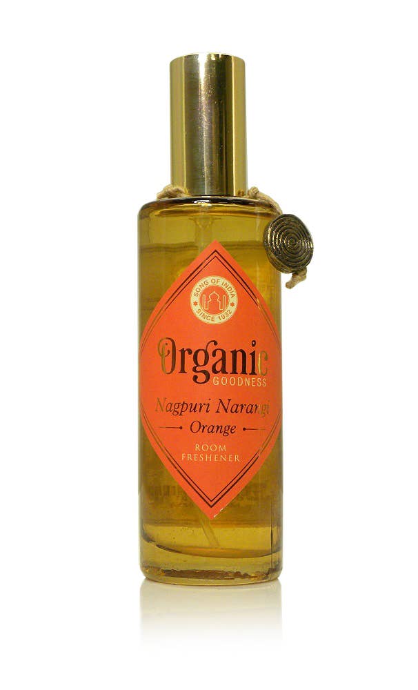 R. Expo/Song of India - Wholesale Room & Linen Spray - Orange - Organic Goodness Room Freshner -1