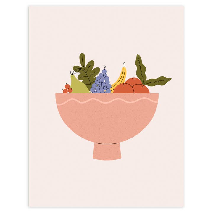 Fruit Bowl Print for wholesale by Laura Supnik