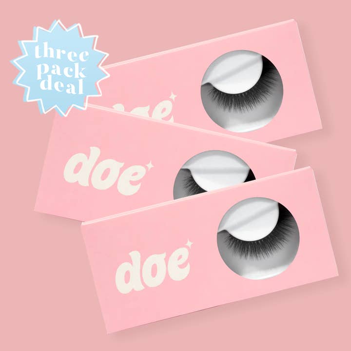 doe Beauty - Wholesale False/Fake Eyelashes - Fuccboi Repellent - Reusable Handmade Vegan Glam Lashes7