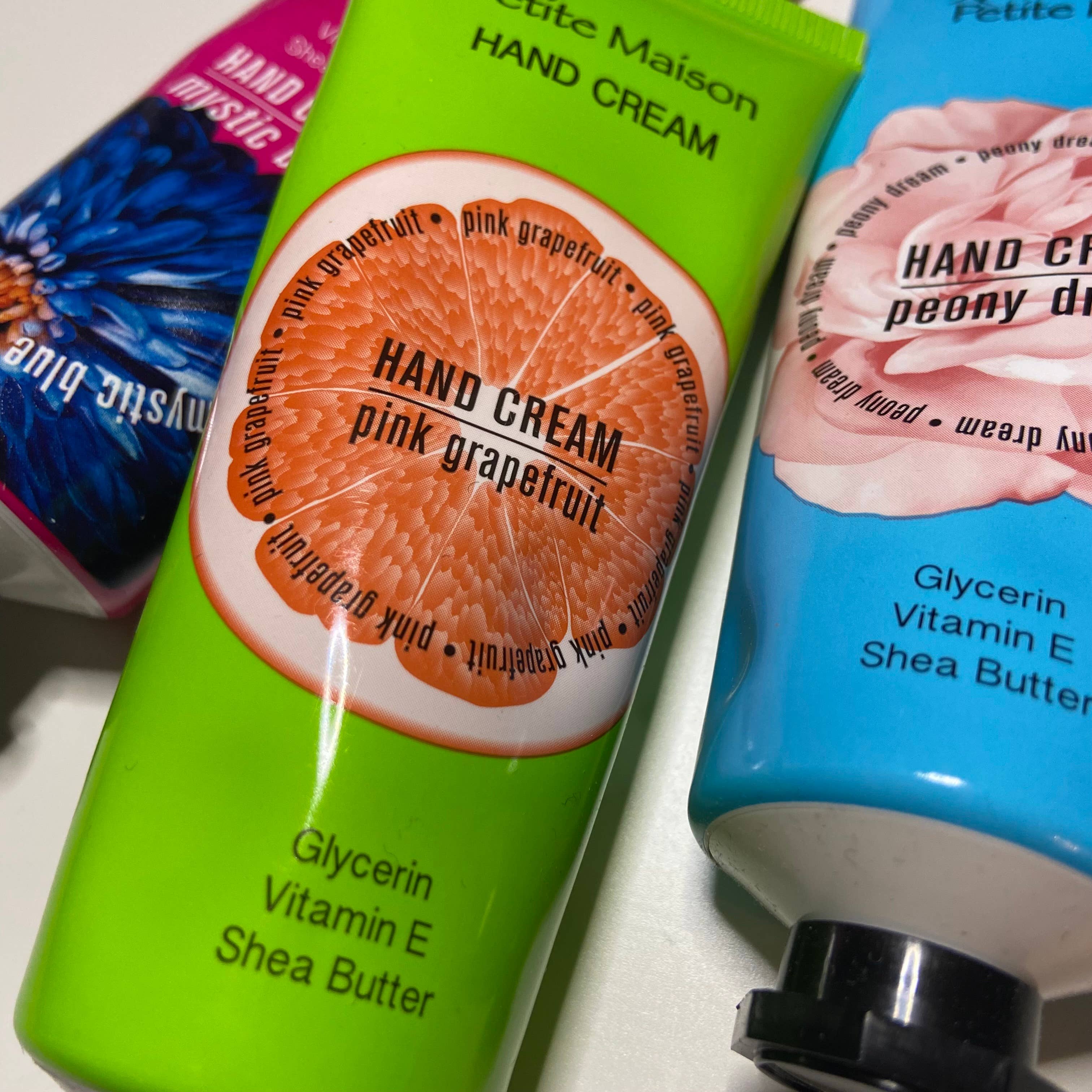 Meli beauty – wholesale Handkräm – Handkrämtrio med mystic blue, piondröm och rosa grapefrukt3