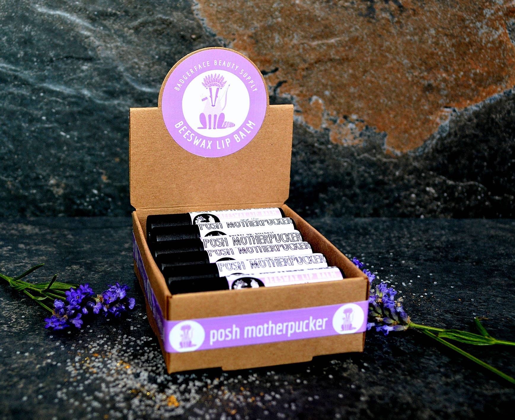 Badgerface Beauty Supply - Wholesale Lip Balm - Lip Balm Display. Eco Lip Balm. Impulse Buys - 12 pack.14