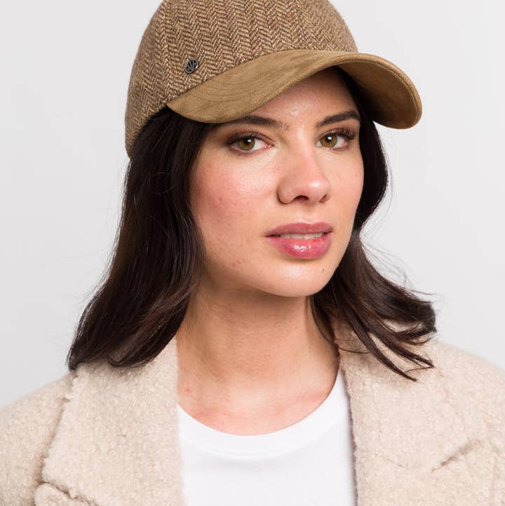 FRAAS - The Scarf Company - Wholesale Baseball Cap - Women's - Herringbone Baseball Cap0