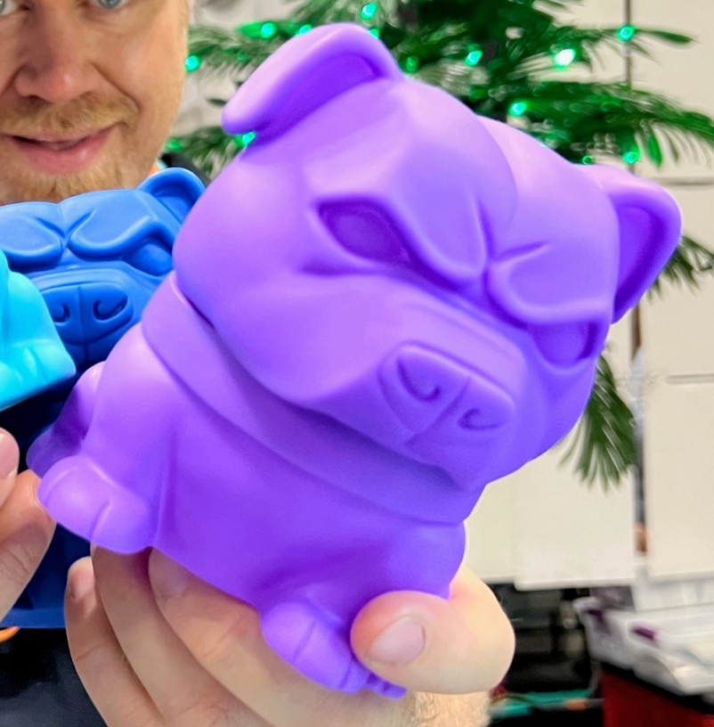 Tenacious Toys - Wholesale Decorative Figurine - Danger Dog Taste the Rainbow Edition DIY vinyl 5-inch figure16