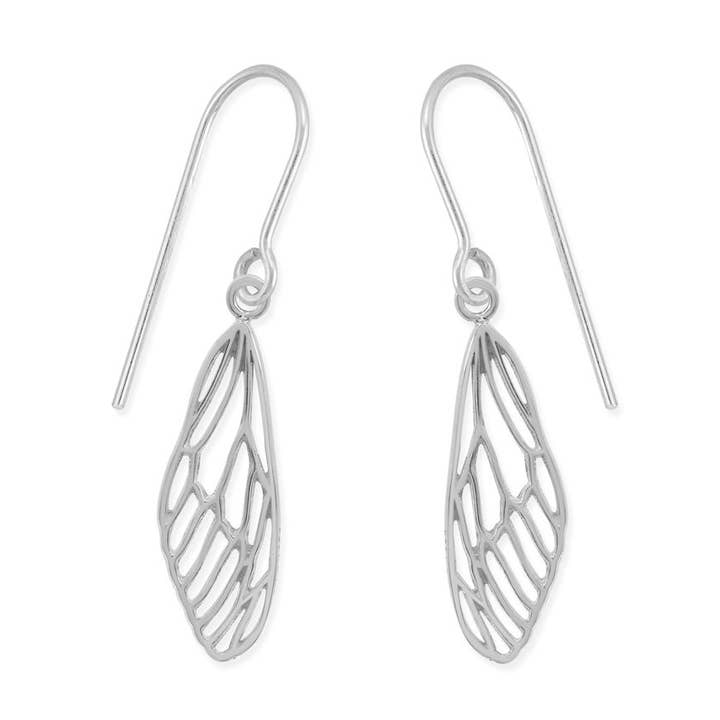 Boucles d'oreilles ailes de libellule en contour (EDA 2748) pour la vente par Boma Jewelry