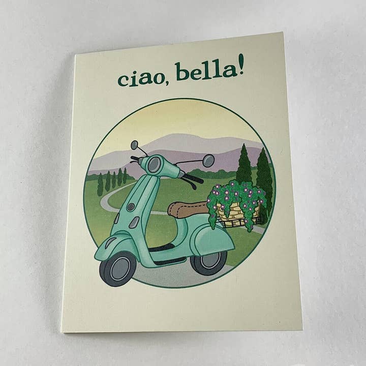 Ciao Bella! - Biglietto di auguri per la vendita all'ingrosso da parte di SarahLou Art and Design