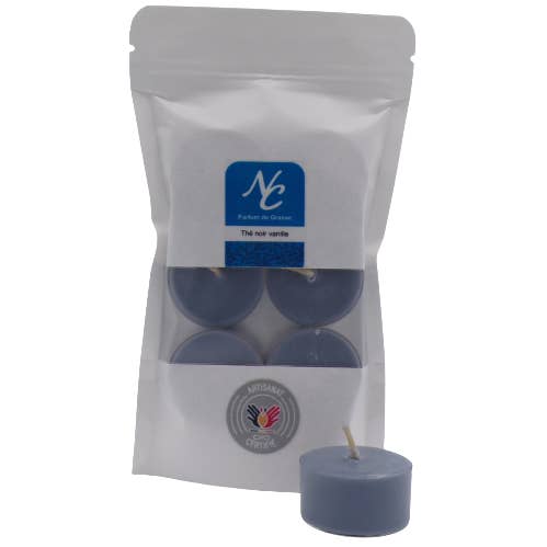 Duft-Teelichter 6er Set - Vanilla Black Tea für den Großhandel von NICE CANDLE