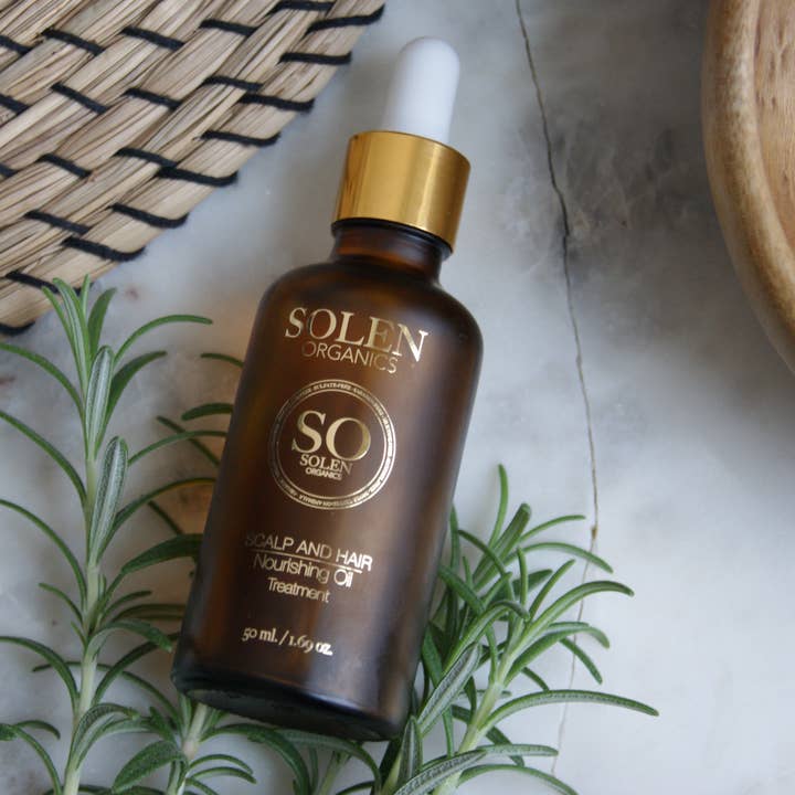 Scalp and Hair Nourishing Oil Treatment for wholesale by Solen Organics