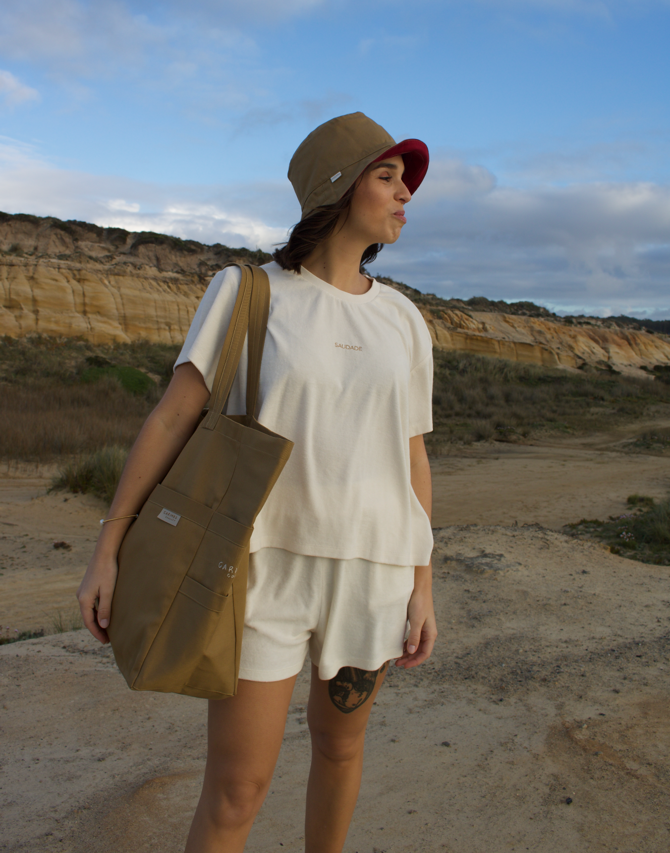 CARIMBO.concept - Wholesale Tote Bag - Women's - MARGARIDA BAG GOLDEN 100% COTTON2