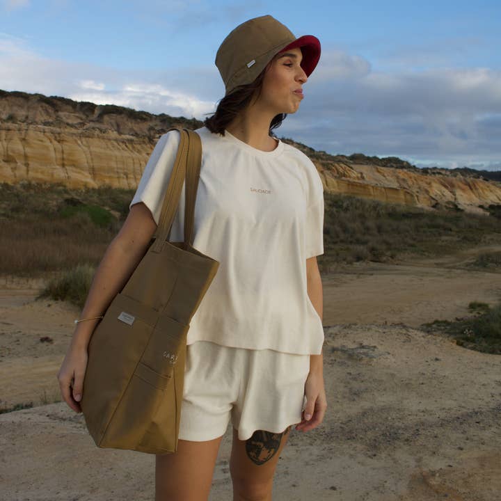 CARIMBO.concept - Wholesale Tote Bag - Women's - MARGARIDA BAG GOLDEN 100% COTTON2