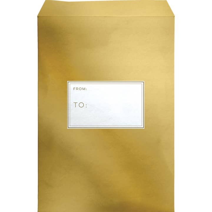 Jillson & Roberts - Wholesale Envelopes - Metallic Gold Mailing Envelopes - Medium