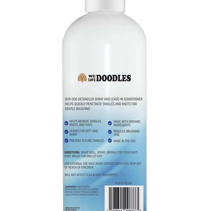 We Love Doodles – Engroshandel Pelsplejeprodukter til kœledyr – Hund – Dog Detangler Spray (Ocean Breeze Scent)