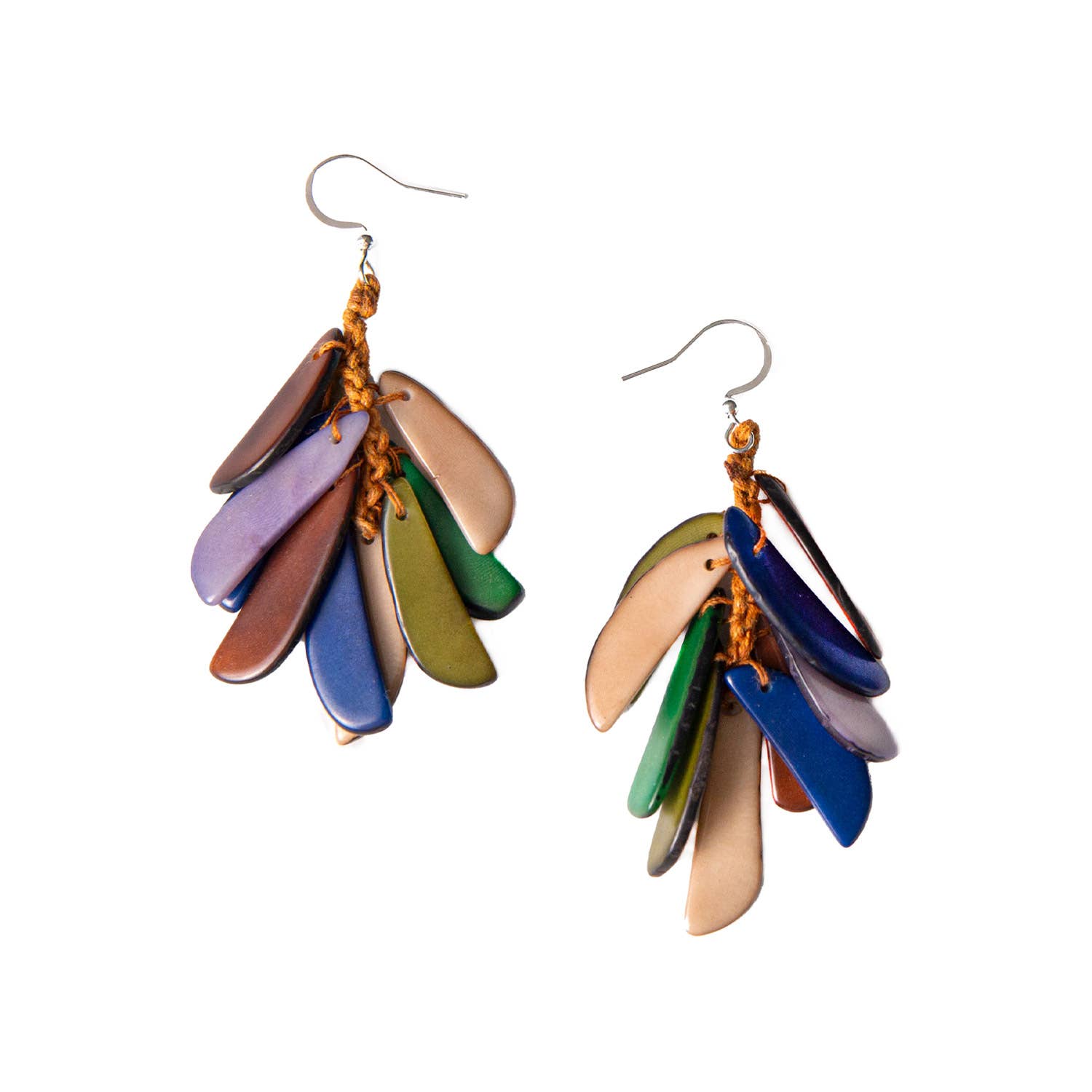 Organic Tagua Jewelry - Wholesale Dangle Earrings - Kendra Earrings1