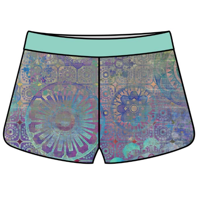 Calções Caleidoscópio por atacado de Sugar Lulu