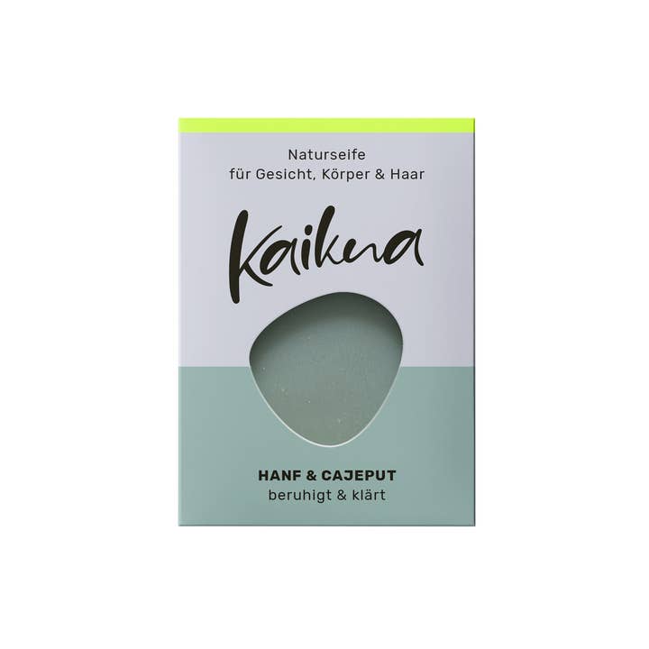 kaikua natural soap - hemp & cajeput for wholesale by kaikua - natural craft soap