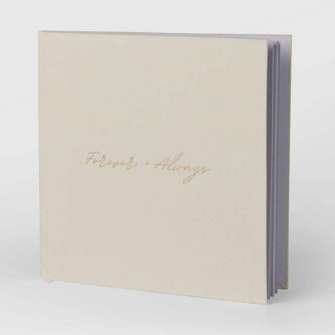 The Whole Bride – Großhandel Gästebuch – Leinen-Gästebuch - Für immer & ewig0