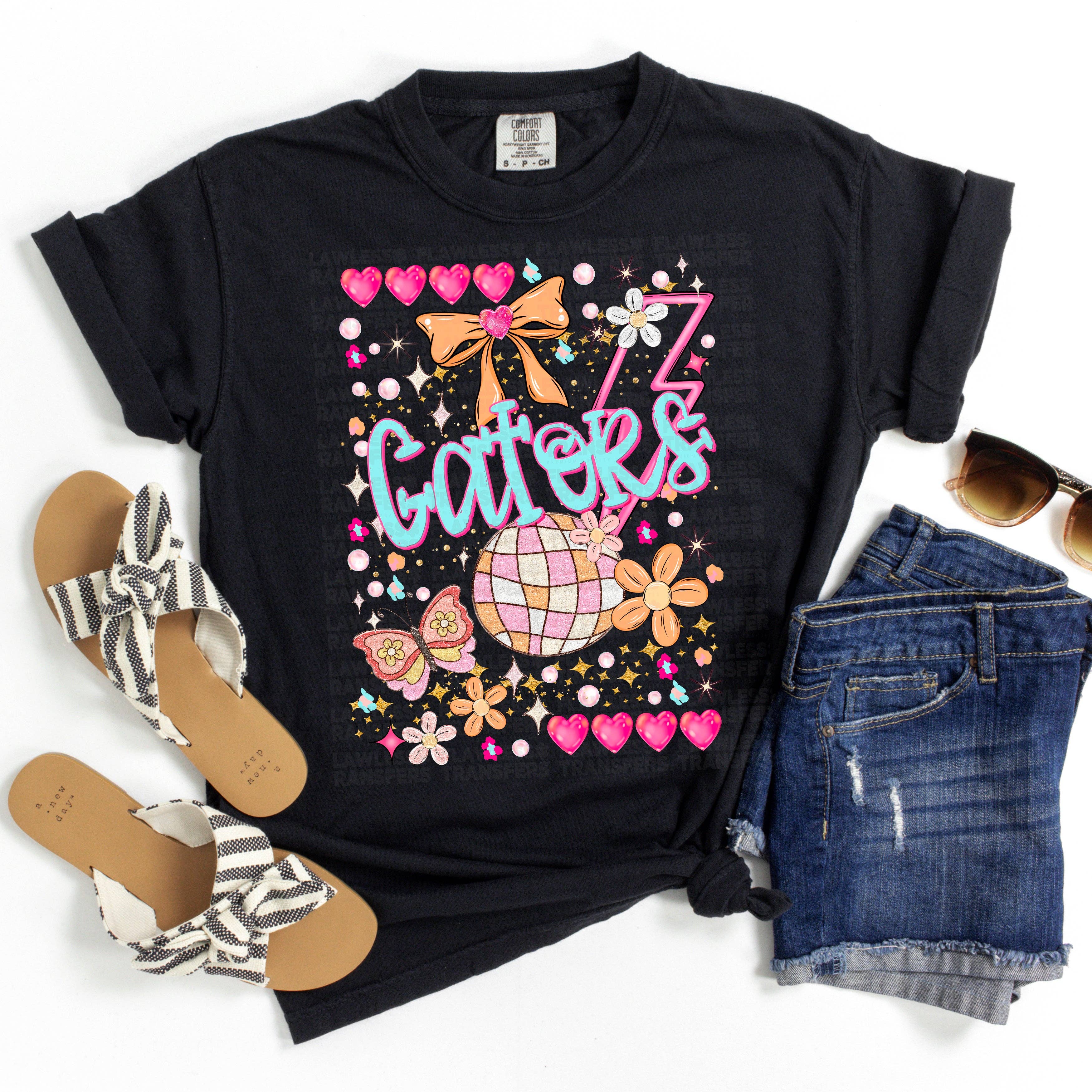 Flawless Transfers - Wholesale Sublimation Transfer - Gators Preppy Mascot DTF Transfer0