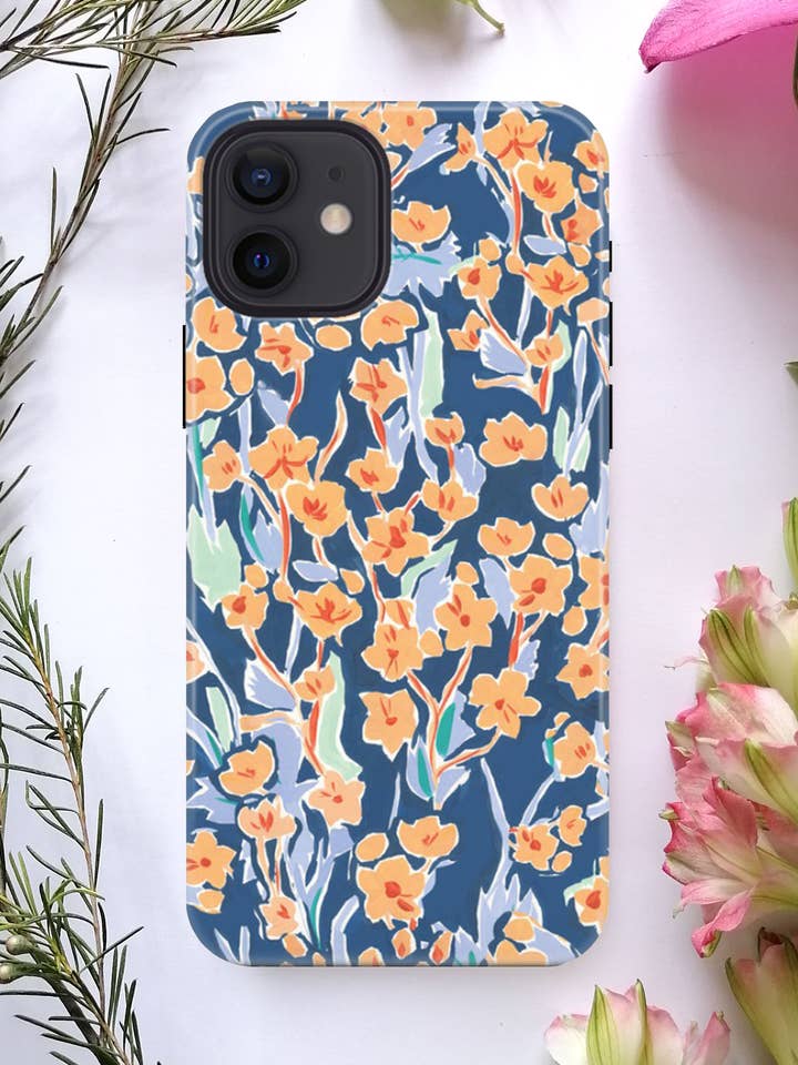 Pfirsich-Blumen-Phon für den Großhandel von Charlotte Nicholson Design