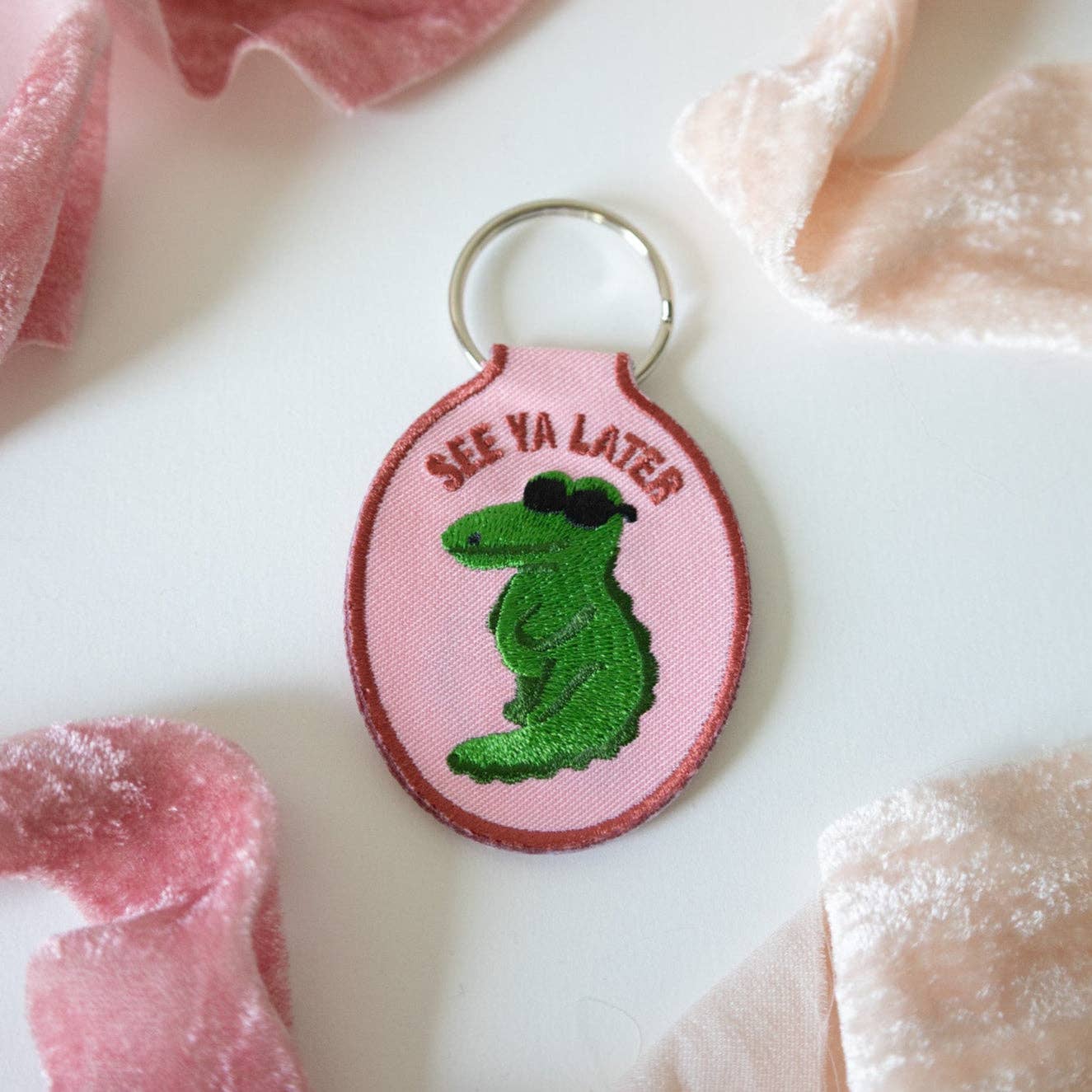 Lindy Stark Designs – wholesale Keychain – Women's – Later Gator Embroidered Keychain1