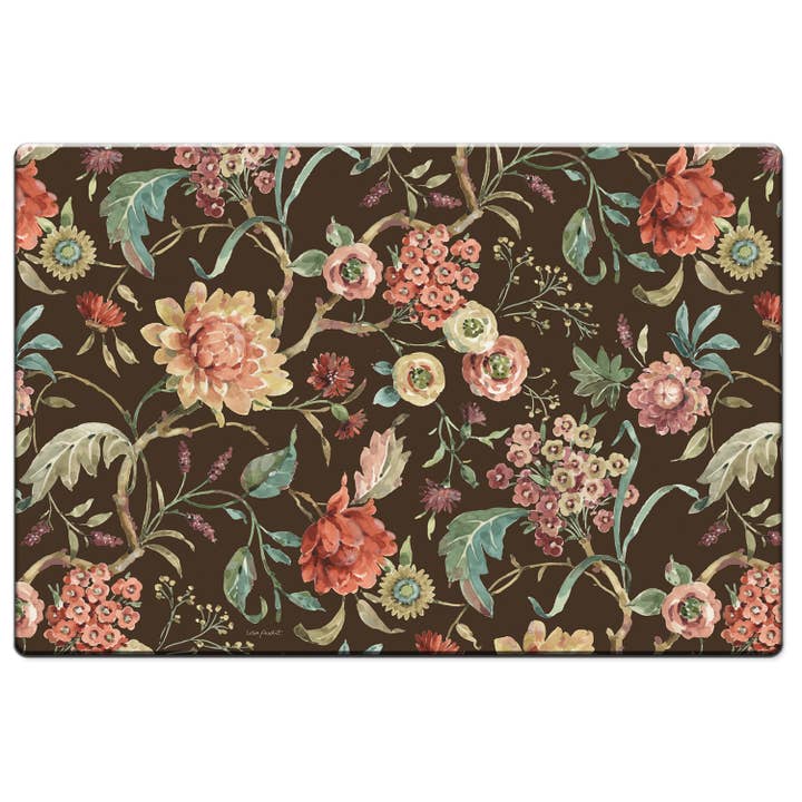 CounterArt/Highland Home/Thirstystone/CoasterStone - Wholesale Vloermat - Comfortabele vinylvloermat „Floral Study” 30" x 20"
