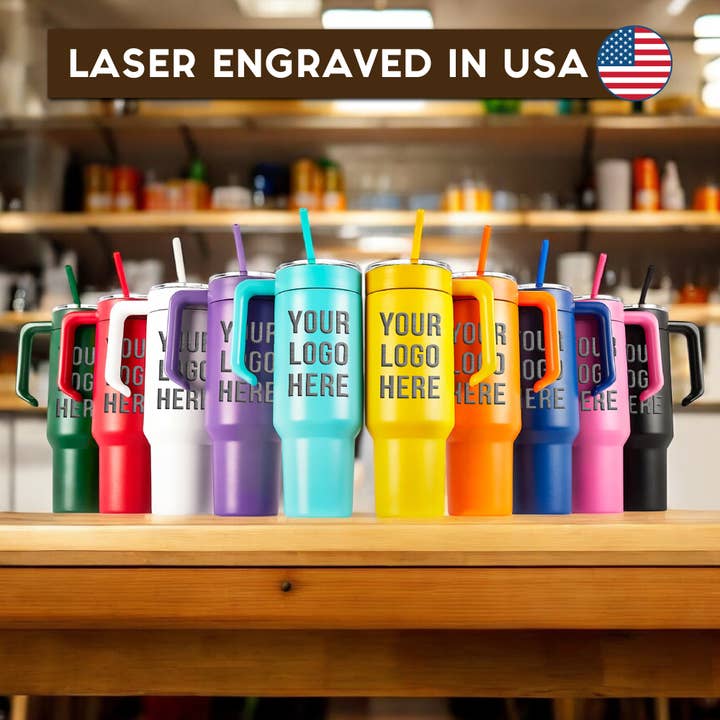 Engrave My Memories – Engroshandel Thermokop – 40 oz tumbler med håndtag og indgraveret tilpasset logo15
