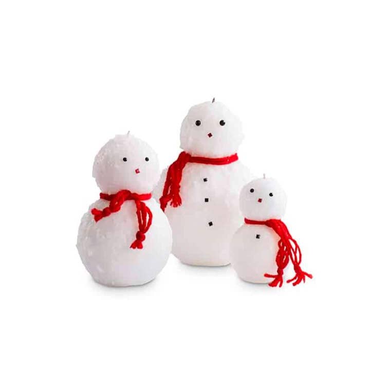 Bougie bonhomme de neige pour la vente par Taymum