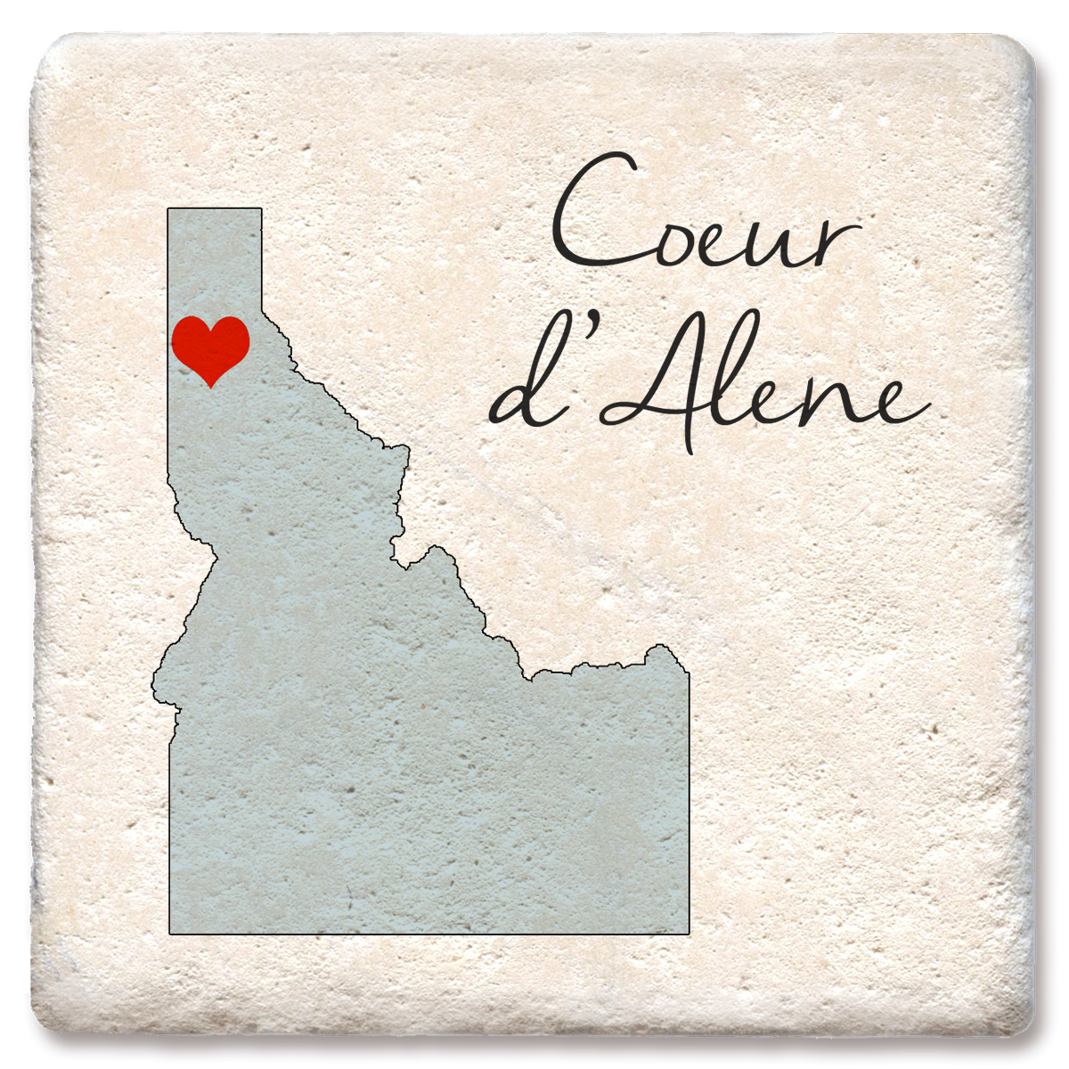 Tipsy Coasters & Gifts – wholesale Underlägg – Personlig coaster med hjärtsilhuett av din stad och delstat4