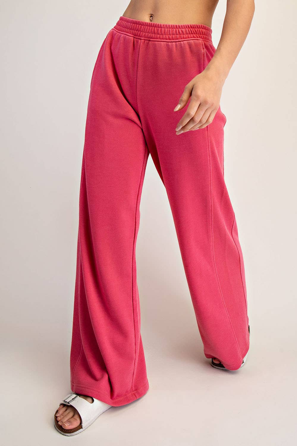 Rae Mode - Vente Pantalon – femme - PANTALON LARGE CÔTÉ CÔTELÉ LAVÉ MINÉRAL28