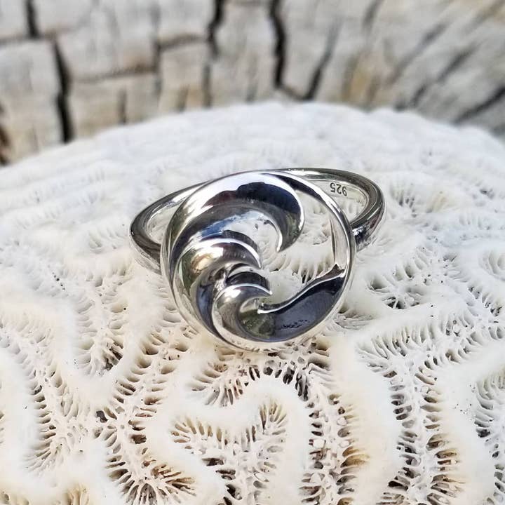 SS ANEL DE TRÊS ONDAS por atacado de Zeppo Merchandisers Inc