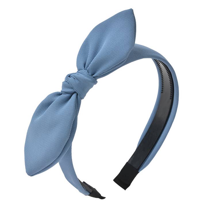 JZHB0114BL Stirnband Damen Blau Synthetische Stirnbänder für Damen für den Großhandel von Clayre & Eef