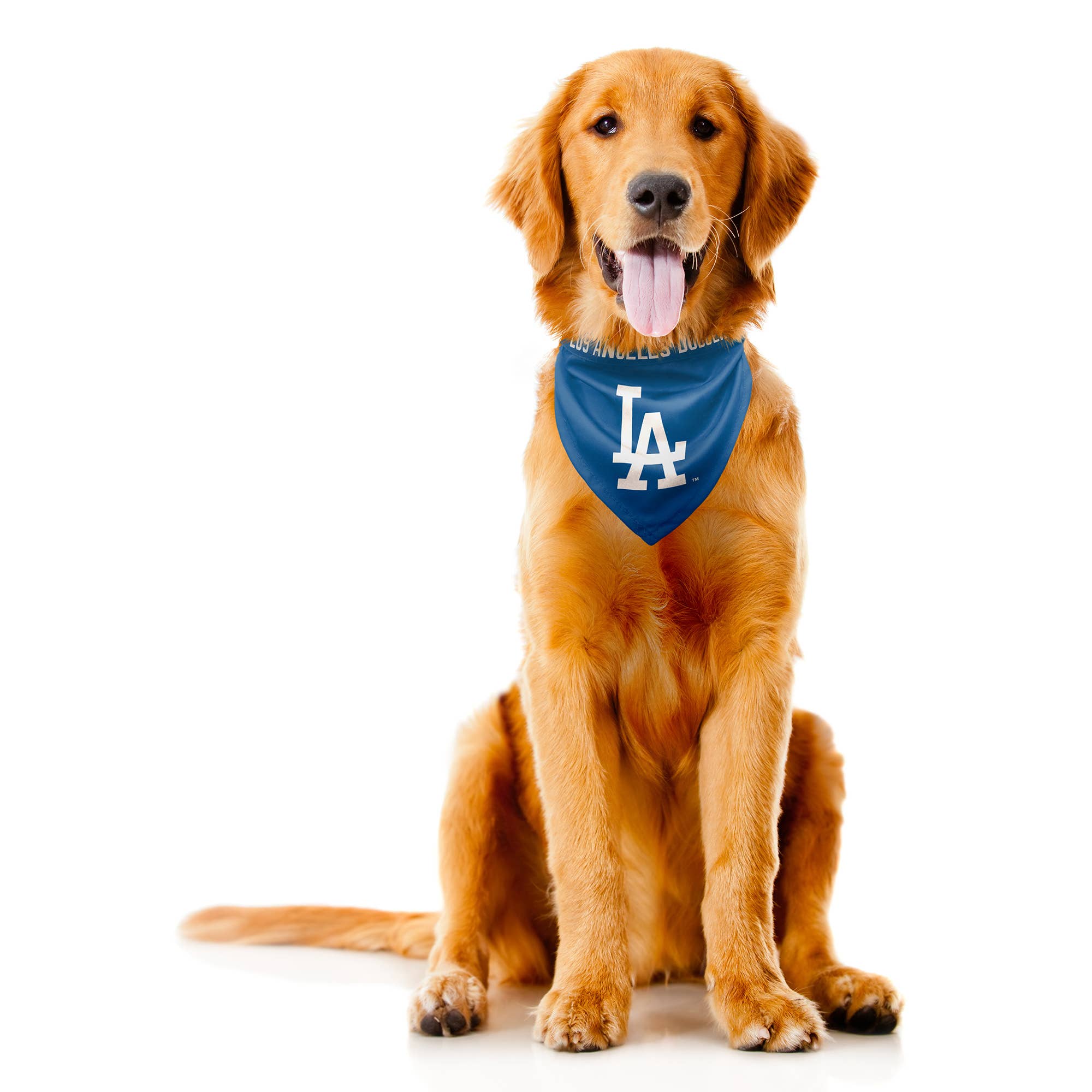Little Earth Productions - Wholesale Pet Bandana - Dog - MLB Los Angeles Dodgers Reversible Pet Bandana2