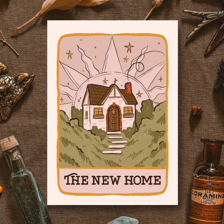 Tarot New House, New Home Card for wholesale by Tied Fates