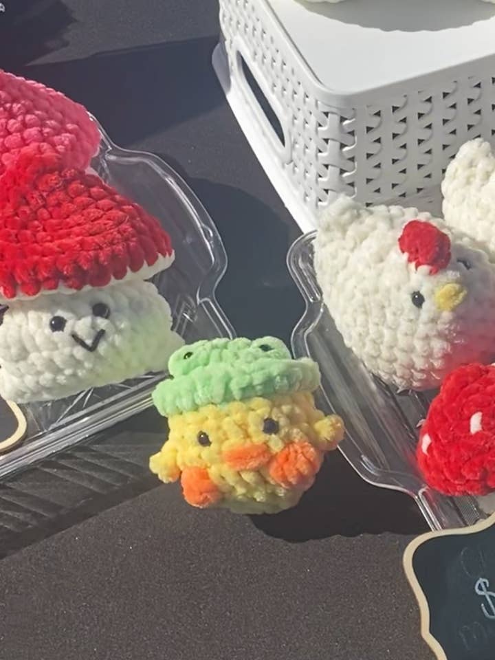 Ente mit Froschhut für den Großhandel von Fate and Fiber