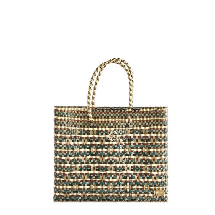 MEDIUM GREEN GOLD TOTE BAG for wholesale by Lola's Bag by Georgina Herrera