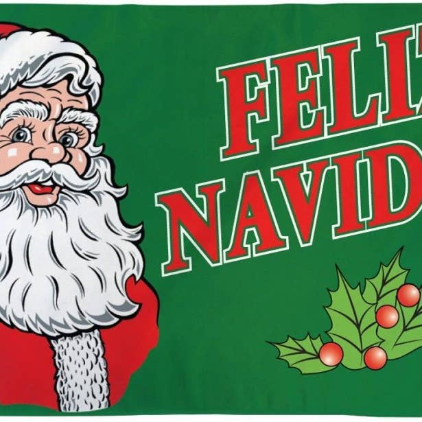 Flags Importer – Großhandel Flagge – Feliz Navidad Flagge 3x5ft Poly1